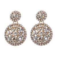 Fashion Geometric Diamond Alloy Artificial Gemstones Earrings main image 9