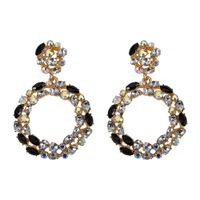 Fashion Geometric Diamond Alloy Artificial Gemstones Earrings main image 8