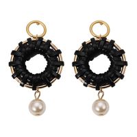 Womens Geometry Electroplating Alloy Earrings Nhjq126737 sku image 3