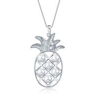 2017 Automne Et D'hiver Nouvelle-coréen Style Personnalisé Ananas Perle Long Collier Alliage Chaîne De Chandail 830067 main image 7