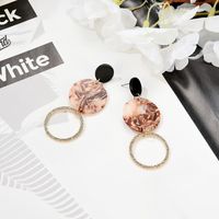 Womens Geometry Electroplating Alloy Earrings Nhxs127345 main image 1