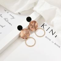 Womens Geometry Electroplating Alloy Earrings Nhxs127345 main image 3