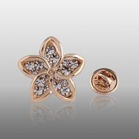 Womens Floral Rhinestone-studded Flower Plating Alloy Brooches Nhdr127358 main image 1
