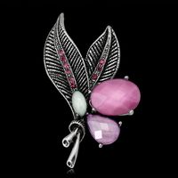 Womens Floral Rhinestone Alloy Brooches Nhdr127386 main image 3