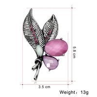 Womens Floral Rhinestone Alloy Brooches Nhdr127386 main image 4