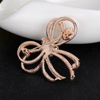 Fashion Rhinestone Bow Brooch main image 4