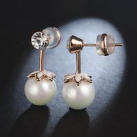 Womens Flower Beads Plating Alloy Earrings Nhlj127452 main image 5