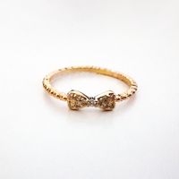 Womens Bow Electroplating Copper Regent Rings Nhlj127462 main image 8