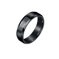 Fashion 6mm Beveled Glossy Rhinestone Couple Ring Nhhf127475 main image 8