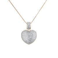 Fashion Copper Micro-plated Alloy-plated Rhodium-plated Rhomboid Necklace Nhbp127482 sku image 15
