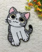 Hand Genähte Diy Aufkleber Stoff Aufkleber Patch Aufkleber Kleidung Aufkleber Baby Persönlichkeit Kinder Bekleidung Zubehör Handtuch Bestickte Perlen Glückliche Katze main image 3