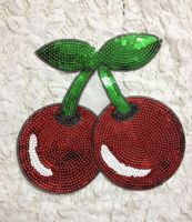 Cute Cherry Cloth Stickers Sequins Embroidered Cloth Stickers Nhlt127512 main image 4