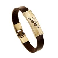 Fashion One-eyed Couple Leather Bracelets &amp; Bangles Nhpk127700 main image 1