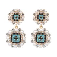 52294 Jujia Neue Europäische Und Amerikanische Kreative Einfache Farbe Diamant Ohrringe Elegante Weibliche Accessoires main image 7