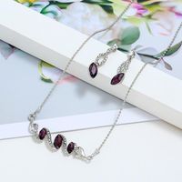 Womens Inlaid Imitated Crystal Alloy Jewelry Sets Nhbq127834 main image 6