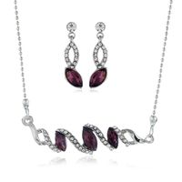 Womens Inlaid Imitated Crystal Alloy Jewelry Sets Nhbq127834 main image 9