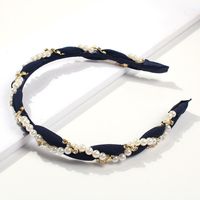 Womens U-shaped Claw Chain  Beads Headband Hair Accessories Nhmd127839 main image 2