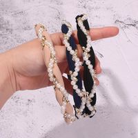 Womens U-shaped Claw Chain  Beads Headband Hair Accessories Nhmd127839 main image 3