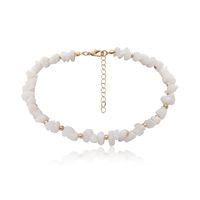 Simple Transparent Imitated Crystal Original Stone Single Layer Necklace Nhxr127862 main image 8