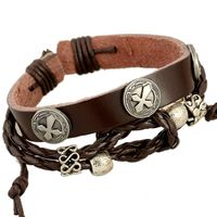 Unisex Geometric Cowhide Leather Bracelets &amp; Bangles Nhpk127691 sku image 1