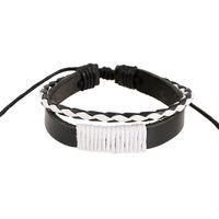 Vintage Woven Cowhide Leather Bracelets &amp; Bangles Nhpk127711 sku image 1
