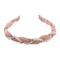 Womens U-shaped Claw Chain  Beads Headband Hair Accessories Nhmd127839 sku image 2