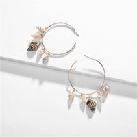 Fashion Natural Conch Alloy Copper Ear Ring Nhlu127939 main image 1