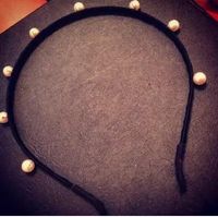 Handmade Beaded Simple Beads Black Hair Accessory Nhof128157 main image 3