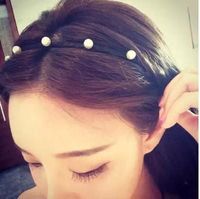 Handmade Beaded Simple Beads Black Hair Accessory Nhof128157 main image 4