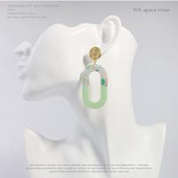 Europäische Und Amerikanische Ohrringe Essigsäure Version Näh Ohrringe Design Sinn Hohle Ohrringe Qingdao Jewelry Source Factory main image 5