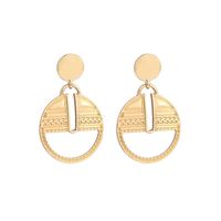 Alloy Round Irregular Hollow New Year Earrings Nhqs128189 main image 6