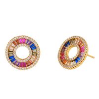 Colored Zircon Imitated Crystal Earrings Nhas128276 main image 7