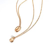 Creative Vintage Beads Alloy Metal Multilayer Necklace Nhpj128293 main image 2