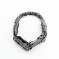 Vintage Cotton And Linen Temperament Wide-brimmed Cross Hair Band Nhof128340 main image 6