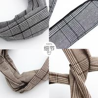 Vintage Cotton And Linen Temperament Wide-brimmed Cross Hair Band Nhof128340 main image 5