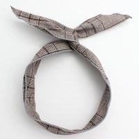 Vintage Cotton And Linen Temperament Wide-brimmed Cross Hair Band Nhof128340 main image 8