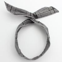 Vintage Cotton And Linen Temperament Wide-brimmed Cross Hair Band Nhof128340 main image 9