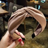 Cloth Hand-cross Knotted Hook Hook Wide-brimmed Hair Accessories Nhof128361 main image 8