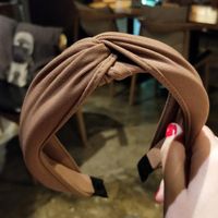 Cloth Hand-cross Knotted Hook Hook Wide-brimmed Hair Accessories Nhof128361 main image 10