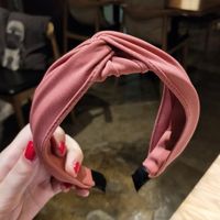 Cloth Hand-cross Knotted Hook Hook Wide-brimmed Hair Accessories Nhof128361 main image 11