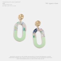 Europäische Und Amerikanische Ohrringe Essigsäure Version Näh Ohrringe Design Sinn Hohle Ohrringe Qingdao Jewelry Source Factory sku image 1