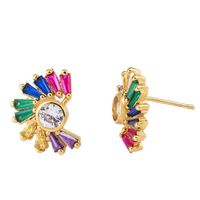 Colored Zircon Imitated Crystal Earrings Nhas128276 sku image 1