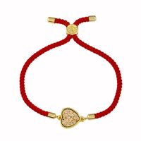 Love Bracelet Pull Adjustable Red Rope Nhas128384 sku image 1