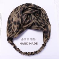 Korea Dongdaemun, Der Gleiche Stoff, All-match-stirnband Mit Leoparden Muster, Koreanisches Einfaches Mori-damen-stirnband Mit Breiter Krempe, B943 main image 7