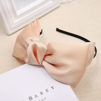 Koreanischer Einfacher Und Süßer Stoff Big Bowknot Stirnband Pressendes Stirnband New Net Celebrity Fashion Stirnband Haarnadel C287 main image 12