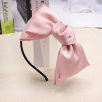 Koreanischer Einfacher Und Süßer Stoff Big Bowknot Stirnband Pressendes Stirnband New Net Celebrity Fashion Stirnband Haarnadel C287 main image 9