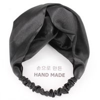 Mädchen Herz Kreuz Stirnband Koreanische Kopf Bedeckung Sweet Mori Mädchen Breites Gesichts Wasch Stirnband Einfacher Chic Stil B888 main image 4