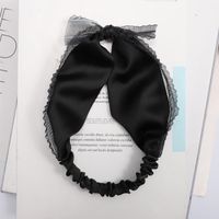 Super Fairy Mesh Lace Bow Rabbit Ears Hair Band Nhou128626 sku image 7