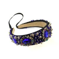 Europäischer Und Amerikanischer Kristall Palast Retro-stil Barock Luxus Edelstein Stirnband Stirnband Braut Schmuck Studio Accessoires Frauen sku image 8