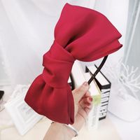 Simple And Sweet Fabric Big Bow Headband Nhou128660 sku image 3